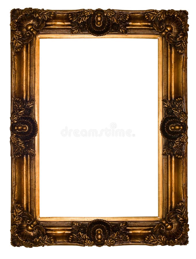 Frame gold retro