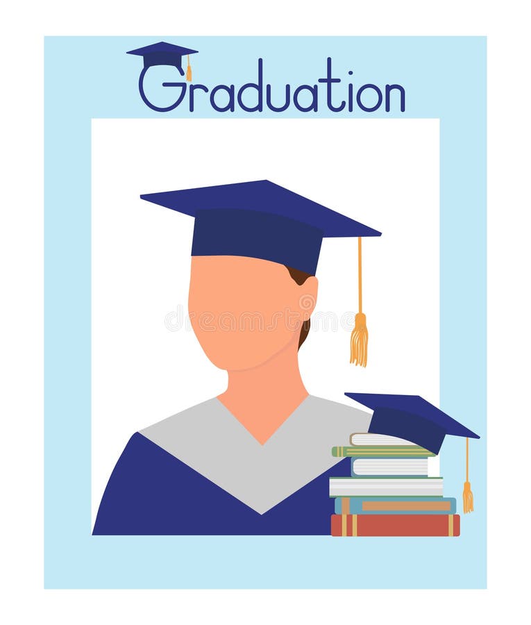 Frame for graduation photo booth props. Graduate student, graduation. Vector illustration royalty free illustration Frame for graduation photo booth props. Graduate student, graduation. Vector illustration royalty free illustration