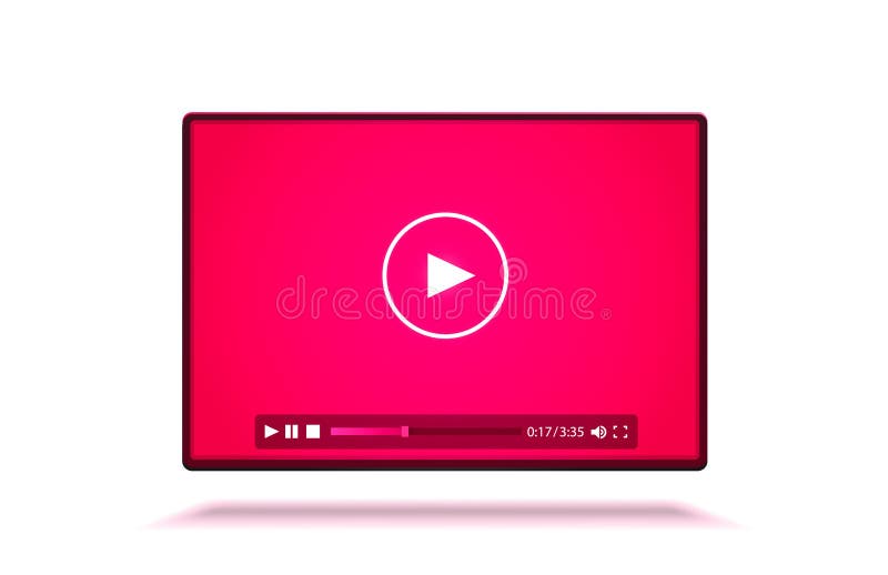 Frame landing page, Design internet video browser template. Windows frame search, webpage. Vector illustration.