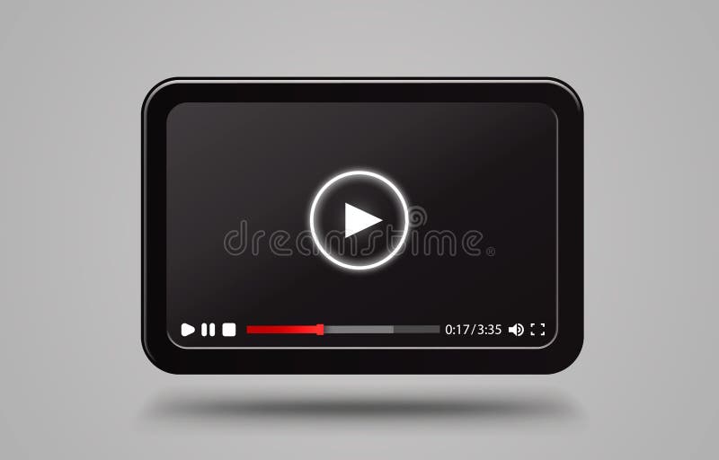 Frame landing page, Design internet video browser template. Windows frame search, webpage. Vector vector illustration