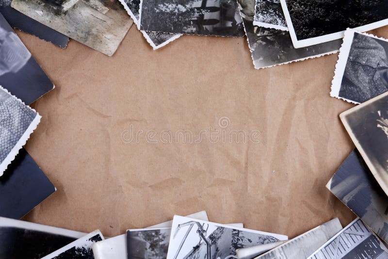 Vintage photos frame stock image. Image of border, collection 13343911