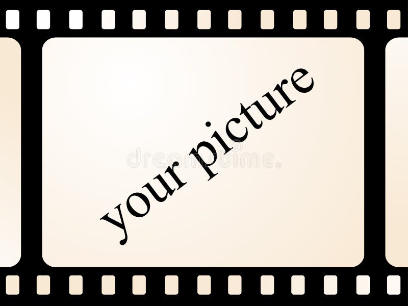 Frame for photo stock illustration