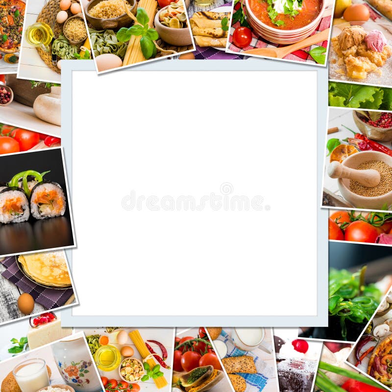 Frame photos of food