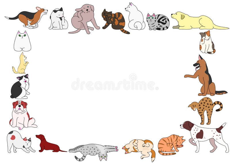 3,000+ Two Cats Stock Illustrations, Royalty-Free Vector Graphics & Clip  Art - iStock