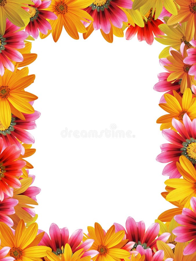 Frame vertical da flor
