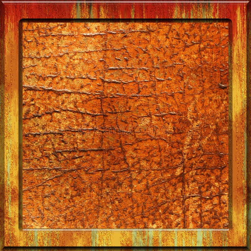 Framed leather stock image. Image of fashion, rustic 12631223