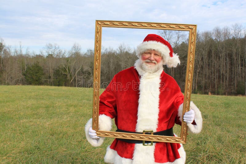 Framed Santa