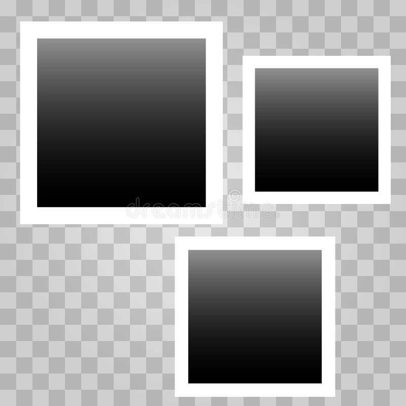 Frames photo collage. stock illustration