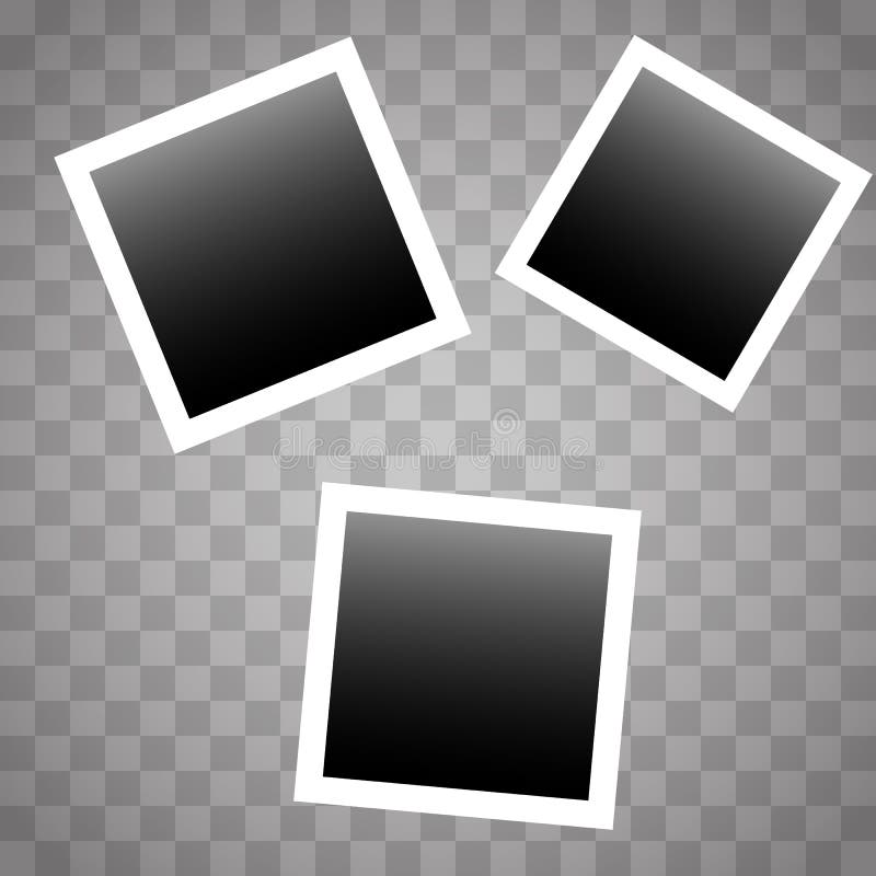 Frames photo collage. stock illustration