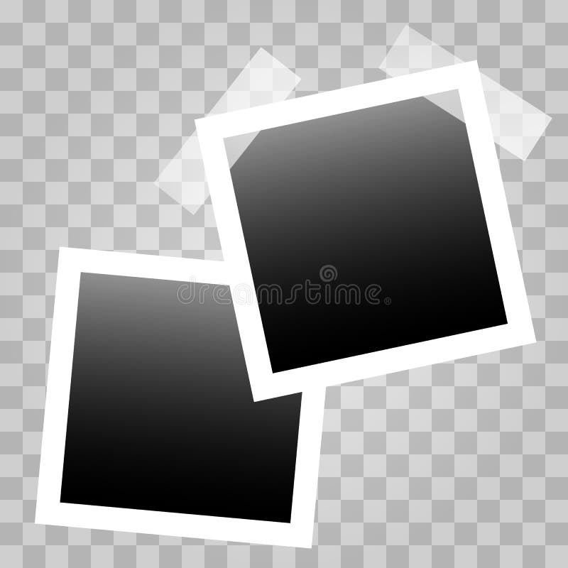 Frames photo collage. stock illustration