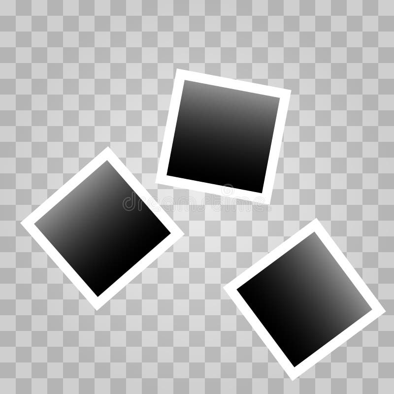 Frames photo collage. vector illustration