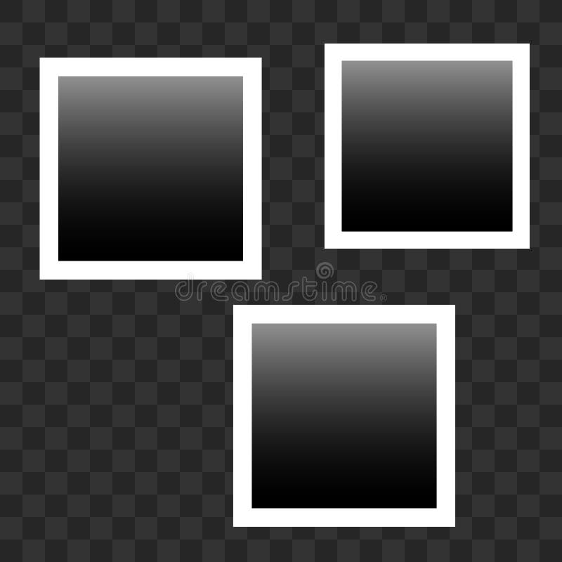 Frames photo collage. vector illustration