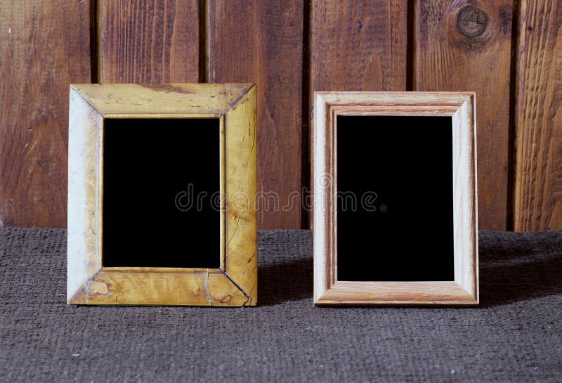 Frames on table stock image. Image of decoration, decor 15992737