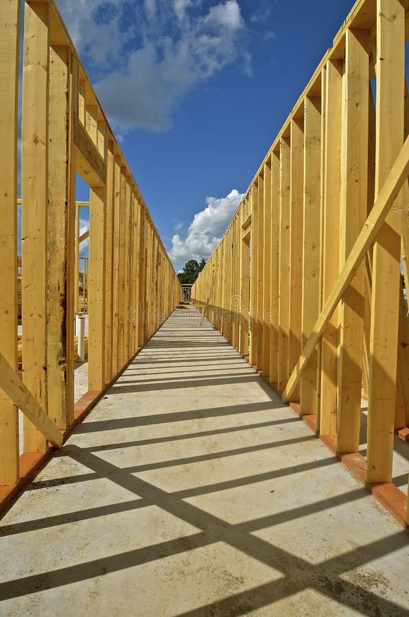 Framing of an Apartment Complex Stock Photo Image of estate