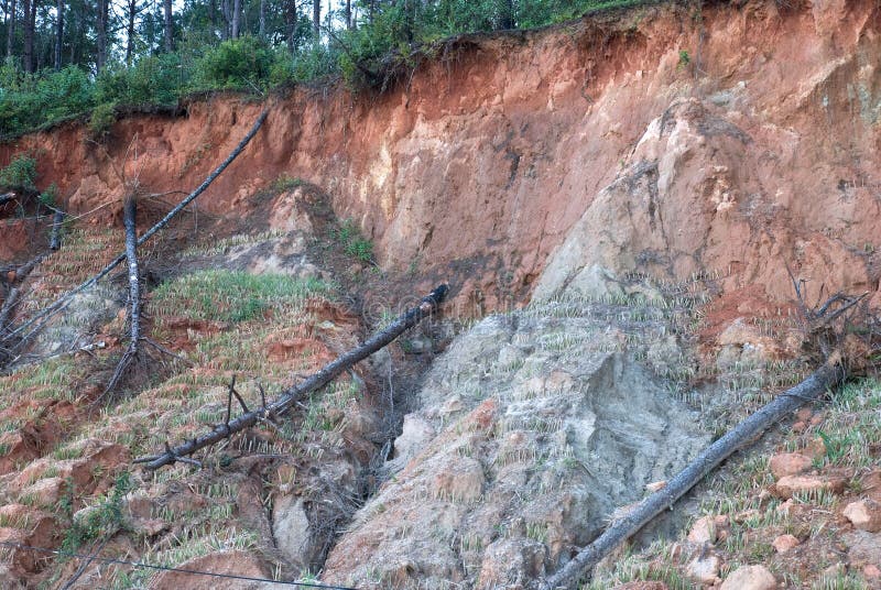 Frana sulla montagna immagini stock libere da diritti Frana sulla montagna immagini stock libere da diritti