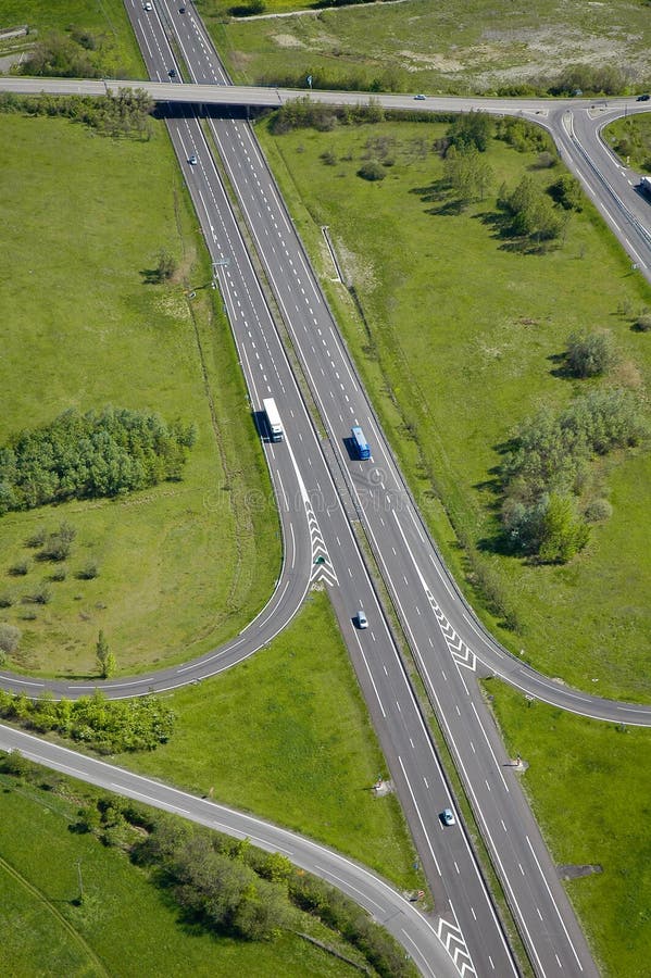 France autostrad lotniczego autostrady widok obraz stock France autostrad lotniczego autostrady widok obraz stock