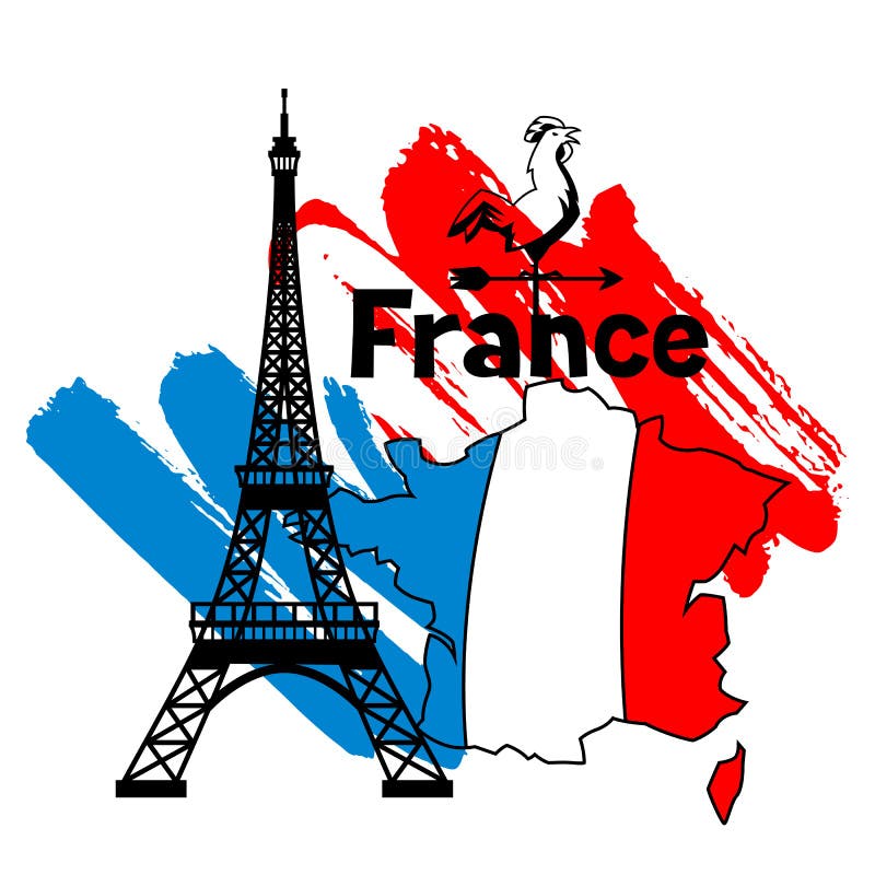 France background design. stock vector. Illustration of history - 121934485