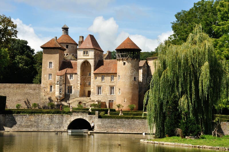France, Castle in Champagne Region 1 Stock Photo Image of landscape