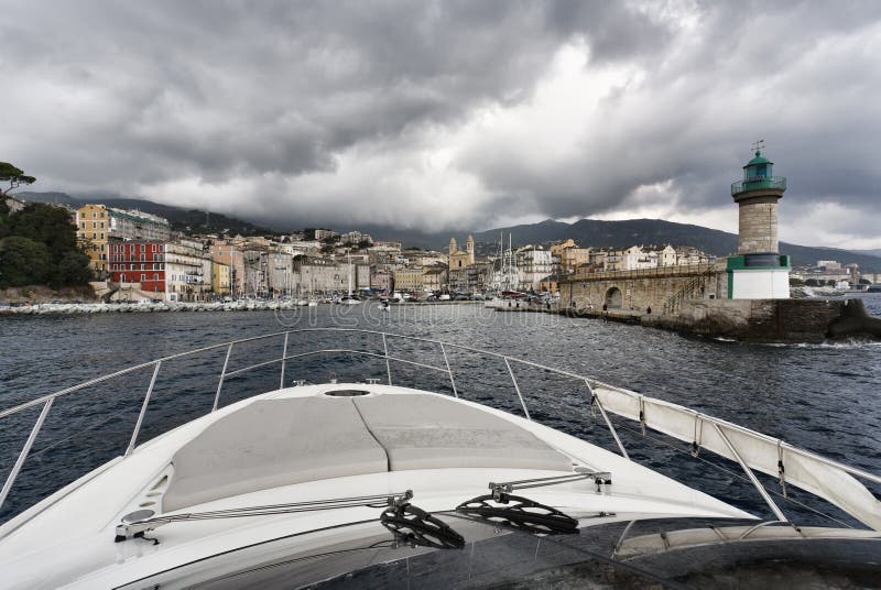 France, Corsica, Bastia, view of the port