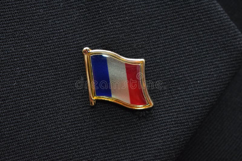 Metz Flag Lapel Pin Badge France 