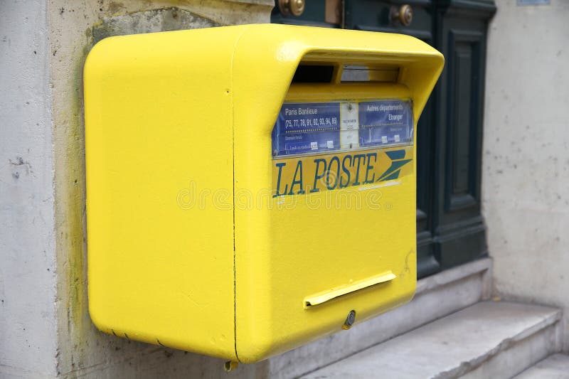 France La Poste editorial stock image. Image of public 25852704