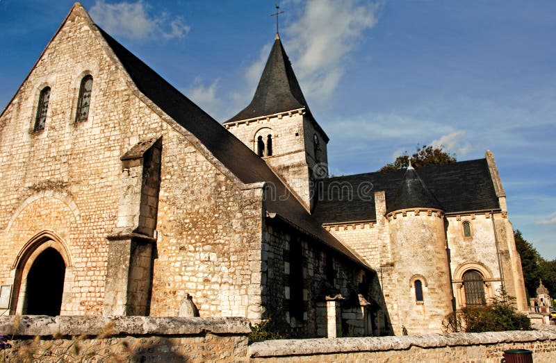 France, Normandie: Saint Wandrille Church