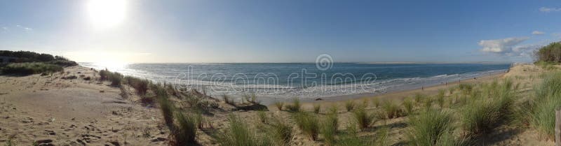 Late afternoon at the lovely Plage De La Lagune