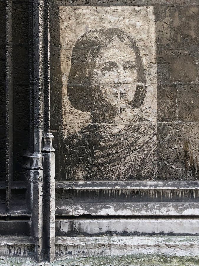 France Rouen Joan of Arc on Wall 809230 Editorial Photography - Image ...