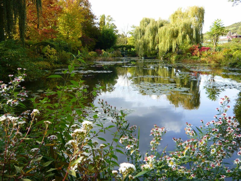 france trädgårds- giverny monet s arkivfoto france trädgårds- giverny monet s arkivfoto