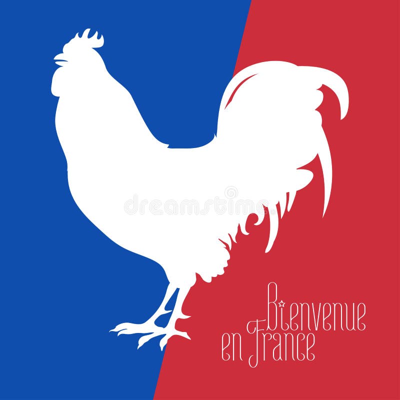 France vector illustration with French flag colors and vector illustration France vector illustration with French flag colors and vector illustration