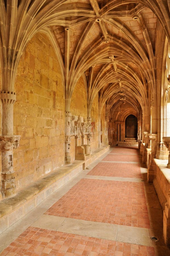 Frances, abbaye de Cadouin dans Perigord images libres de droits Frances, abbaye de Cadouin dans Perigord images libres de droits