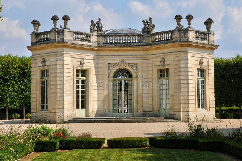 Frances, le pavillon français en Marie Antoinette Estate images stock Frances, le pavillon français en Marie Antoinette Estate images stock
