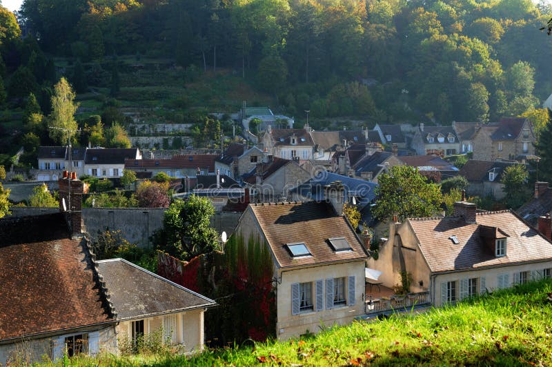 Frances, petite ville de Pierrefonds dans Picardie images stock Frances, petite ville de Pierrefonds dans Picardie images stock