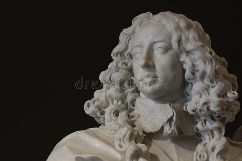 Francesco I d`Este portrait, marble of Gian Lorenzo Bernini, Modena. Francesco I d`Este portrait, marble of Gian Lorenzo Bernini, Modena