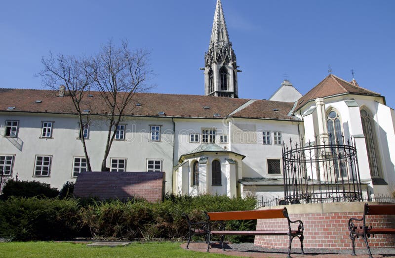 Franciscan monaster, Bratislava, Sistani zdjęcia royalty free Franciscan monaster, Bratislava, Sistani zdjęcia royalty free