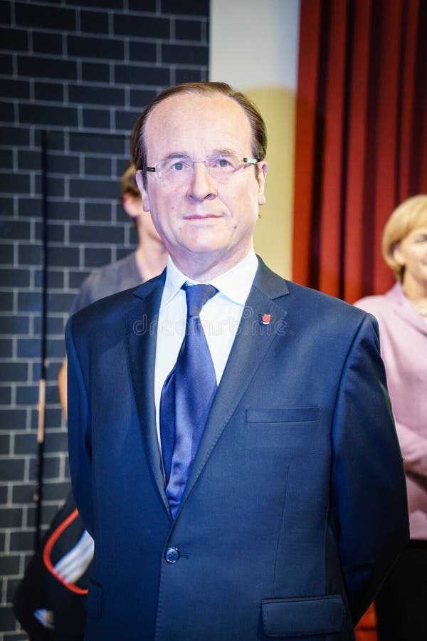 Francois Hollande wax statue at the famous Madame Tussaud's museum in London. Photo taken on: Juillet 03rd, 2015.