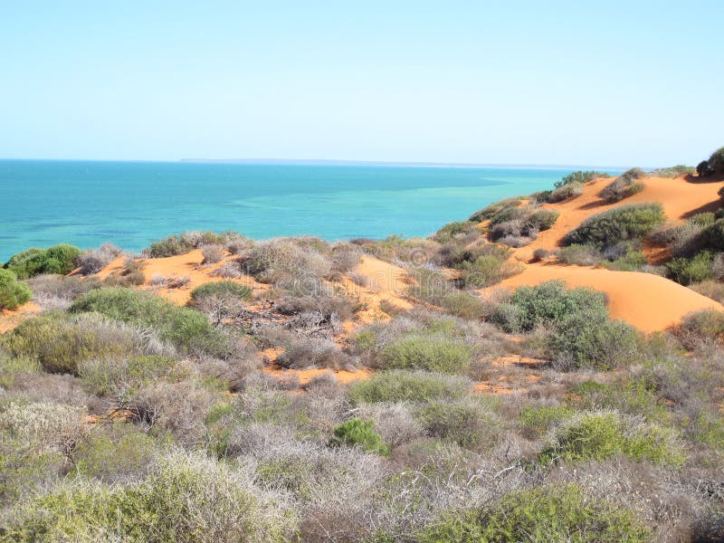 Francois Peron National Park, Haifisch-Bucht, West-Australien stockbilder Francois Peron National Park, Haifisch-Bucht, West-Australien stockbilder