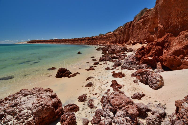 Bottle bay. FranÃ§ois Peron national park. Shark Bay. Western Australia