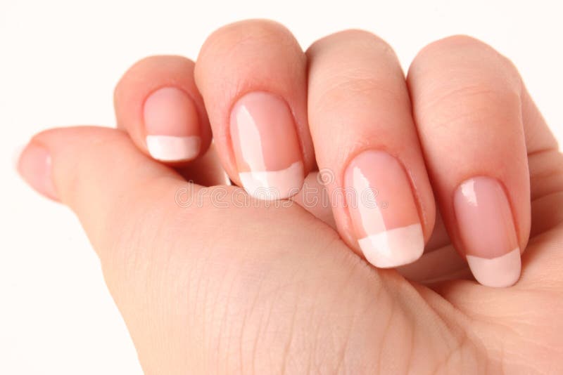 francuski manicure obraz stock francuski manicure obraz stock