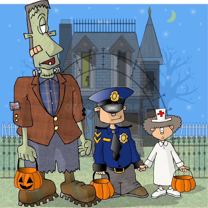 Frank & two friends royalty free illustration Frank & two friends royalty free illustration