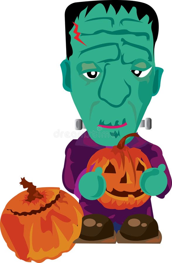 Frankenstein sveglio illustrazione di stock Frankenstein sveglio illustrazione di stock