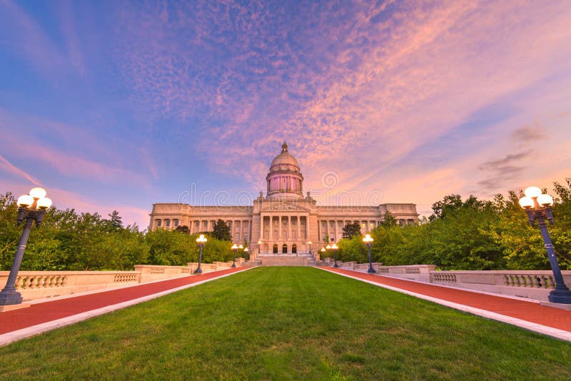 Frankfort, Kentucky, USA stock photo. Image of courthouse 185920228