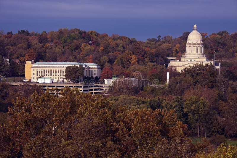 Frankfort - State Capitol Building Stock Photo - Image of tree ...