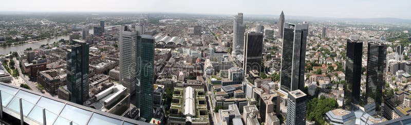 Frankfurt center panorama