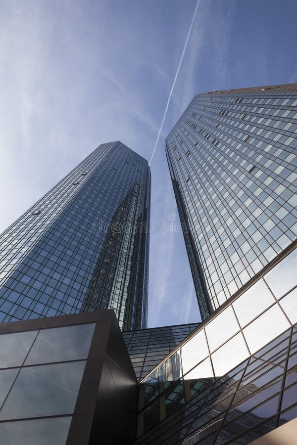 Deutsche Bank Headquarters Tower, a Modern Skyscraper in the Center of ...
