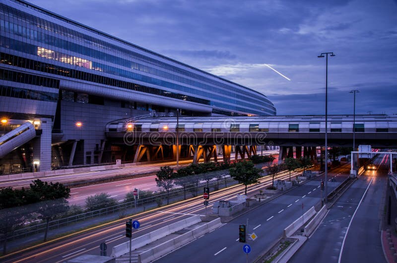 Frankfurt Airport Long Distance Train Station. Editorial Image - Image