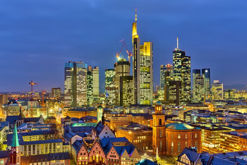 Frankfurt at night