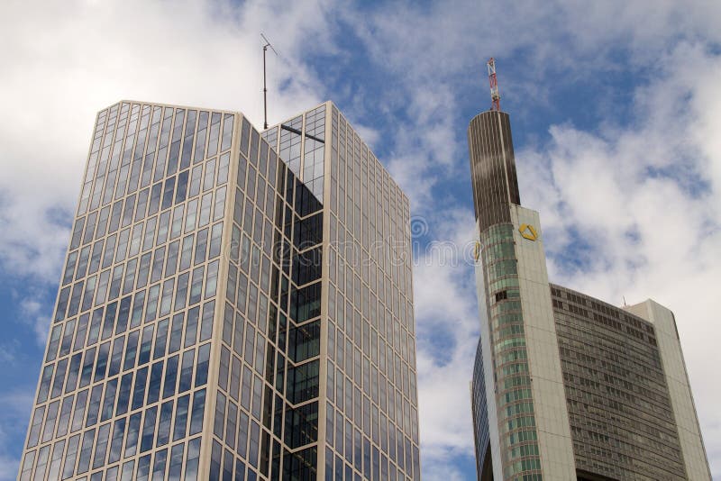 Frankfurt office buildings - Commerzbank Tower in Franfkurt am Main, Germany