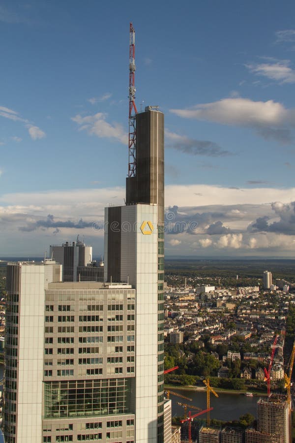 Frankfurt office buildings - Commerzbank Tower in Franfkurt am Main, Germany