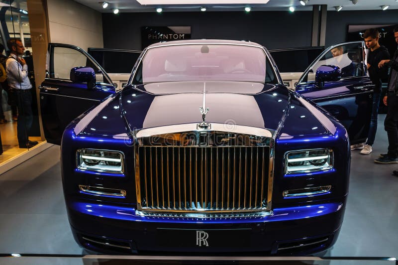 FRANKFURT - SEPT 2015: Rolls-Royce Phantom presented at IAA Inte. Rnational Motor Show on September 20, 2015 in Frankfurt, Germany stock photos FRANKFURT - SEPT 2015: Rolls-Royce Phantom presented at IAA Inte. Rnational Motor Show on September 20, 2015 in Frankfurt, Germany stock photos